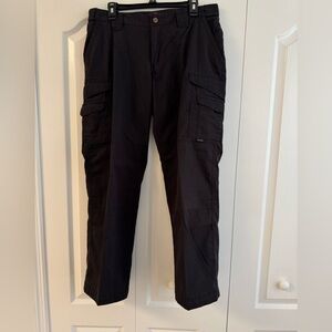 Women’s Black Work Cargo Pants, Size 12, Classic Utility Style. Tru-Spec.